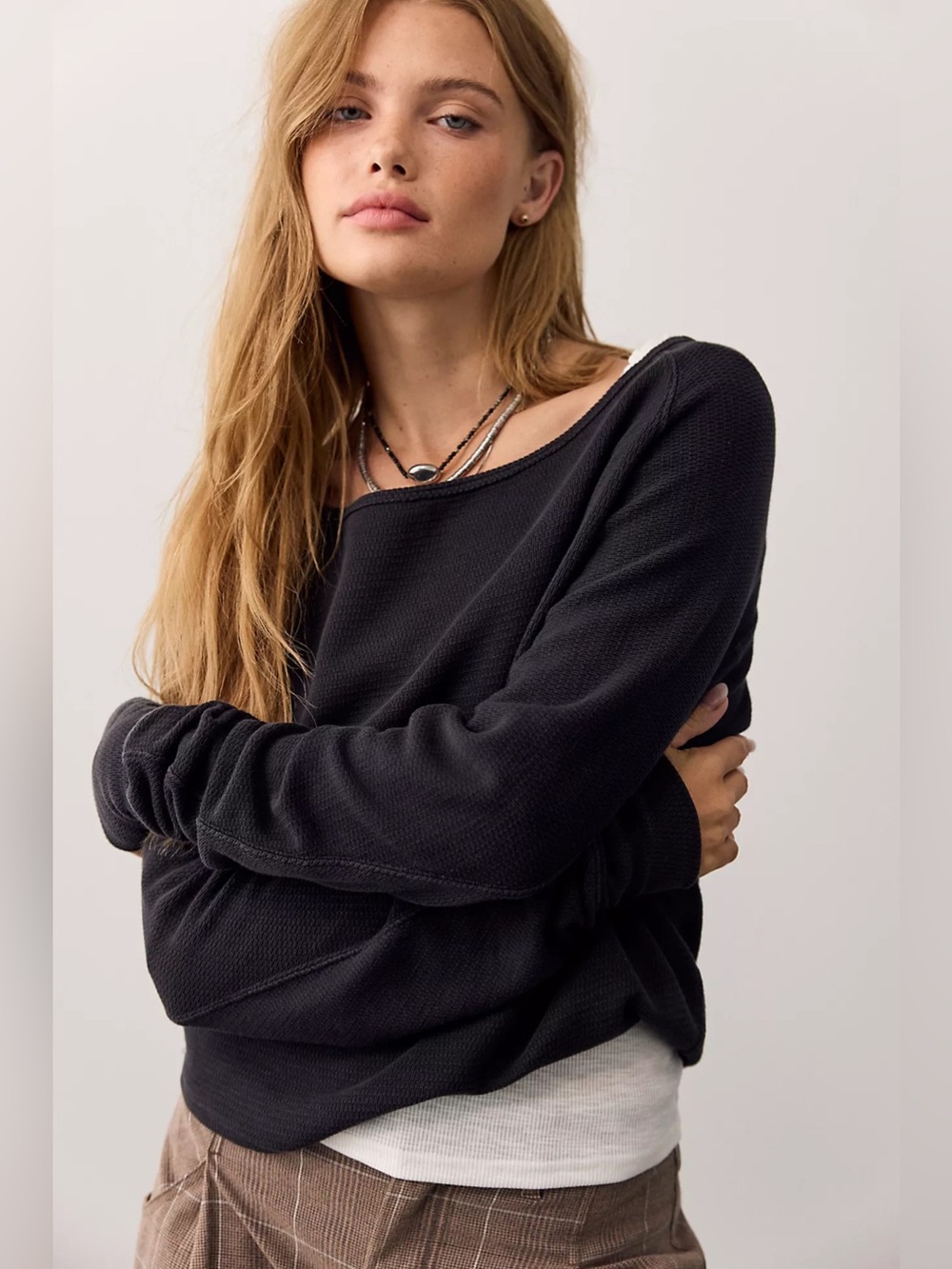 NWT! Free People We The Free Jess Long Sleeve Sz Small